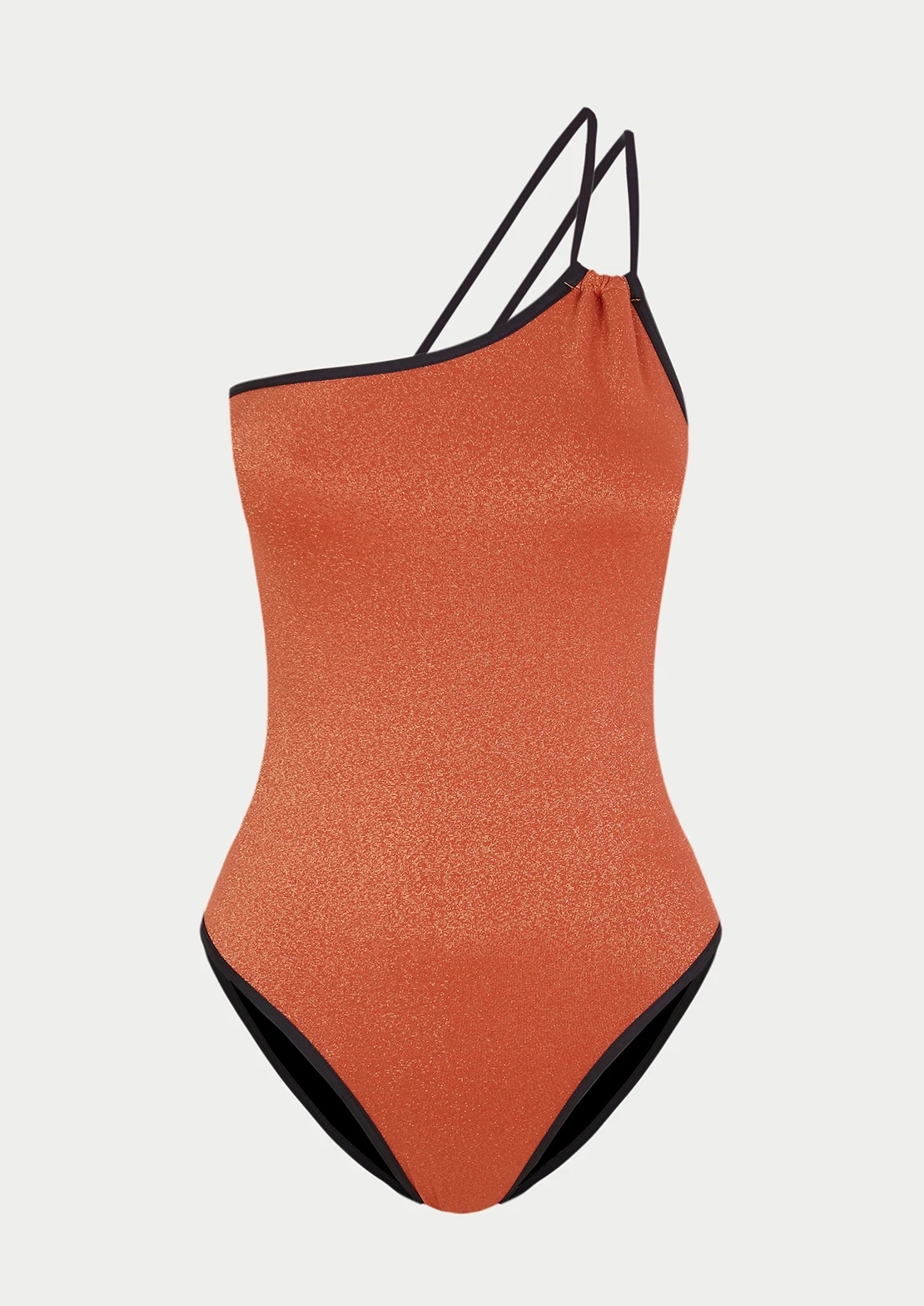 Comprar Bañador asimétrico Bali bronce lúrex para mujer y teen con brillo de To the Moon.