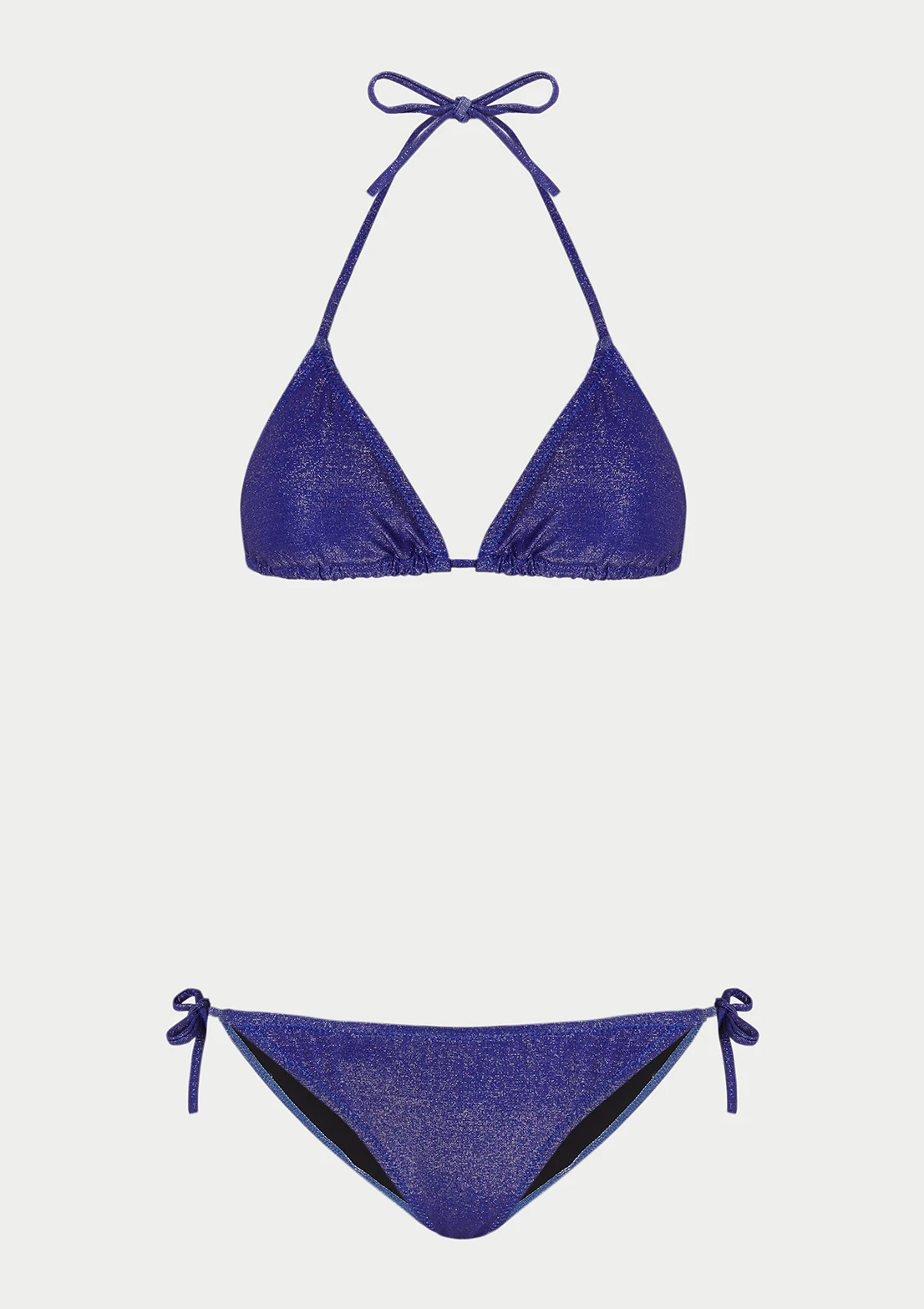 Comprar bikini cortinilla lúrex azul To the Moon.