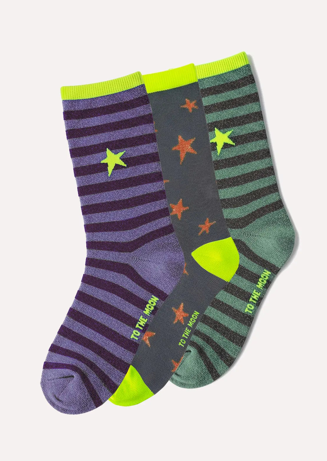 PACK CALCETINES STRIPES LÚREX