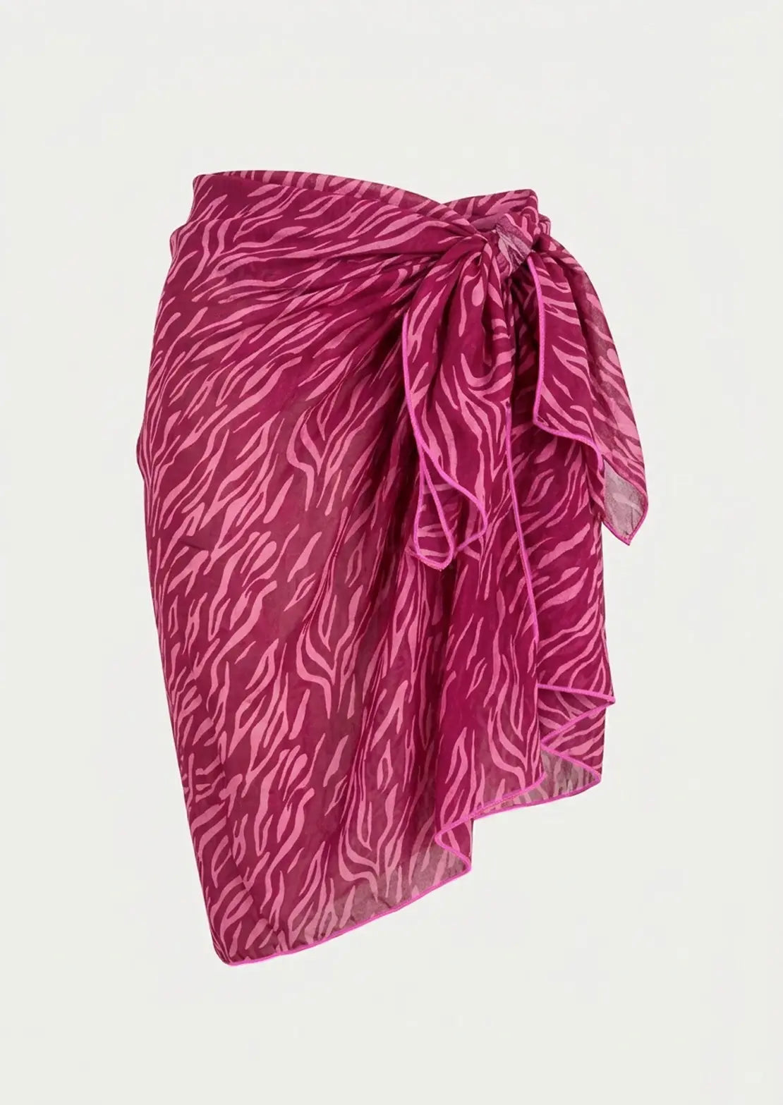 Pareo estampado Cebra en rosa confeccionado em algodón 100% de To the Moon forma rectangular para mujer y teens.