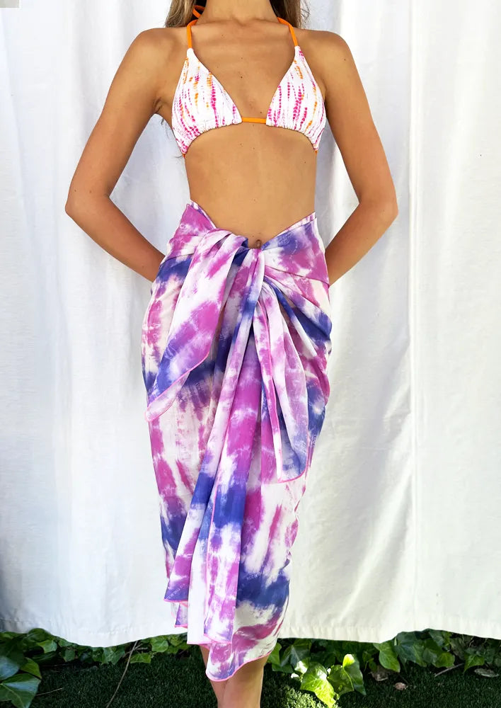 pareo de playa tie dye