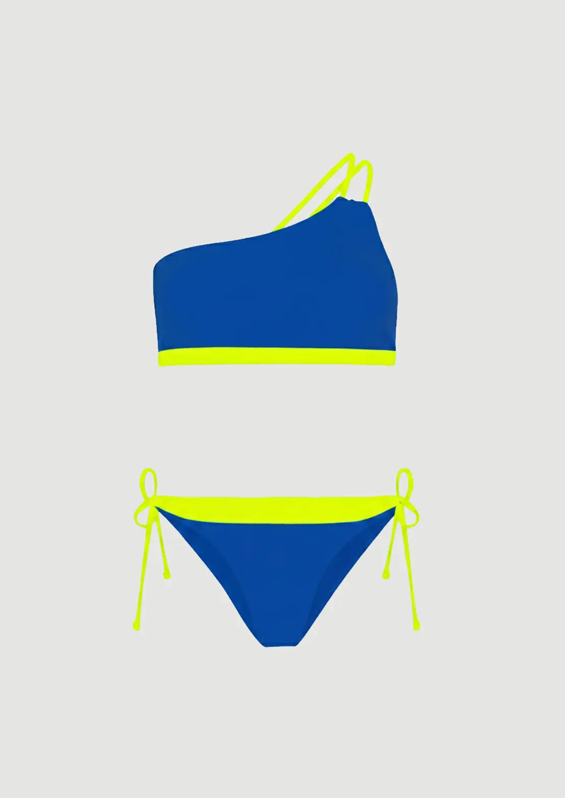 Silueta del bikini Bali Azul de To The Moon sobre fondo blanco para mujer y teen de To the Moon.