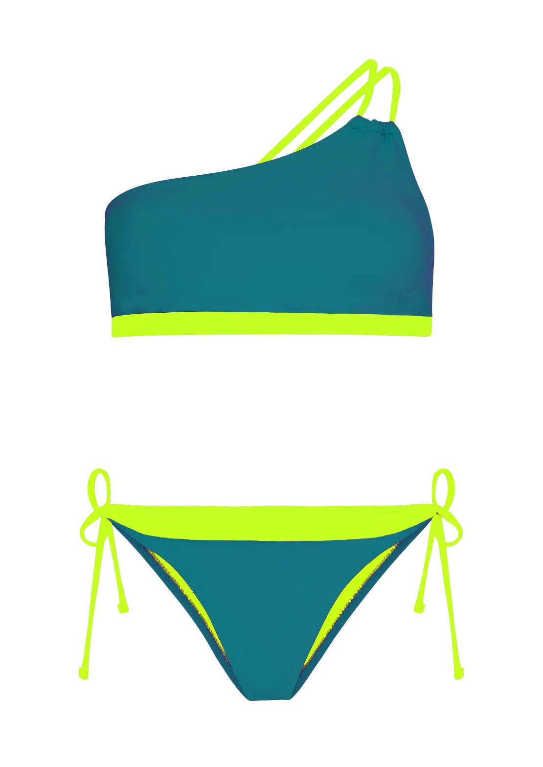 Silueta del bikini Bali Ocean To the Moon para mujer y teen.