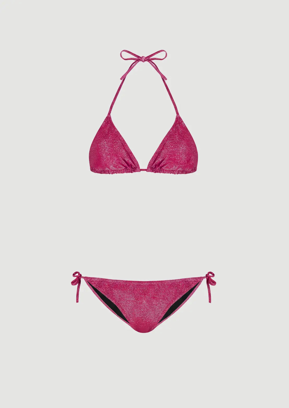 Silueta del Bikini Cortinilla Lurex Fresa de To The Moon sobre fondo blanco ideal para teens