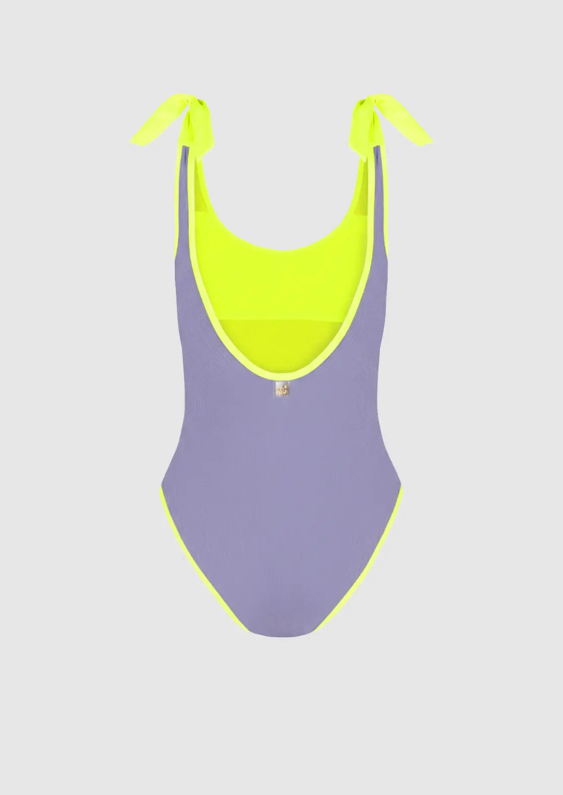 Silueta de la parte trasera del traje de baño Classic Jacquard Malva de To The Moon para teens