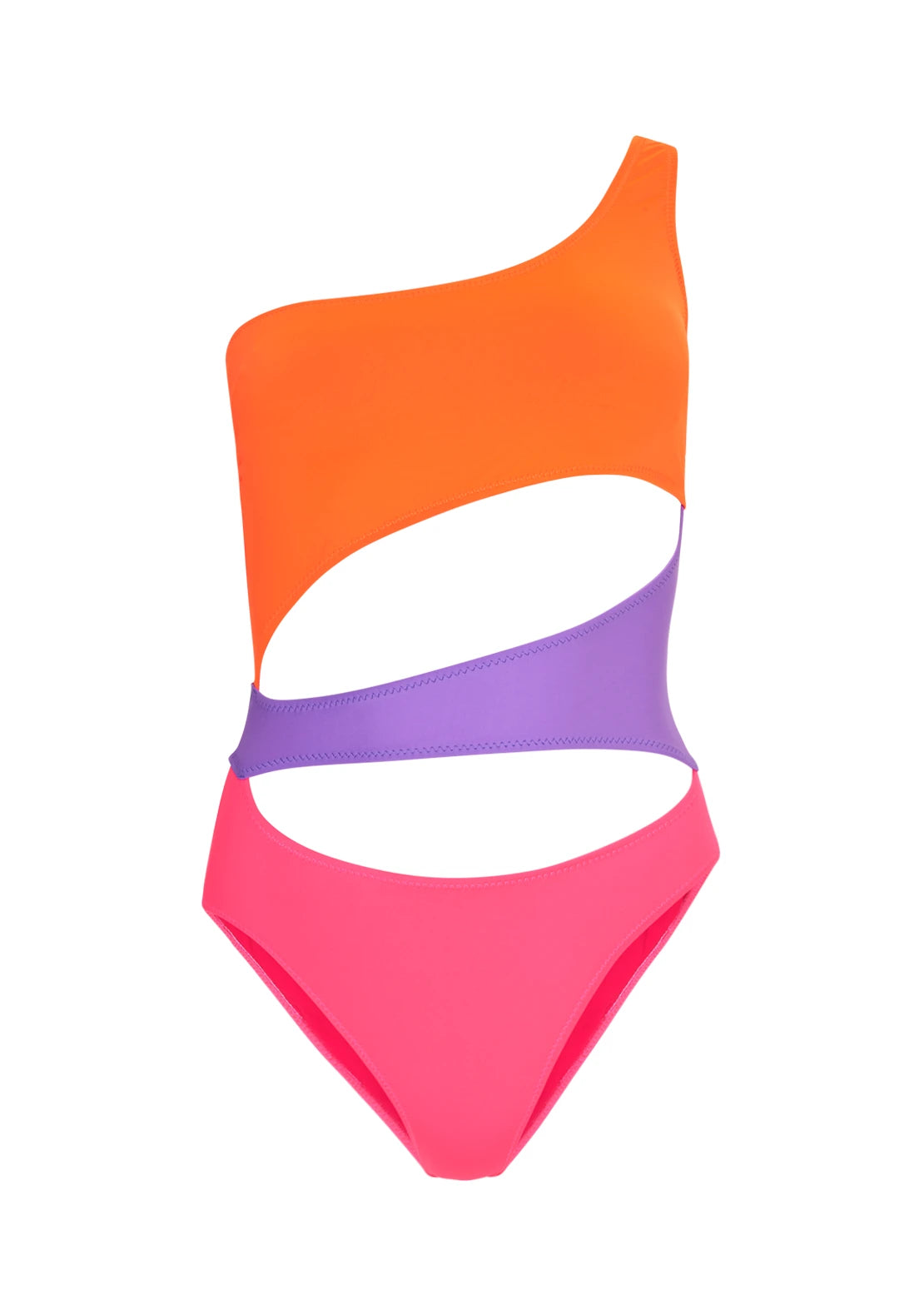 Silueta del Trikini Laguna Orange de To the Moon para mujer y teen.