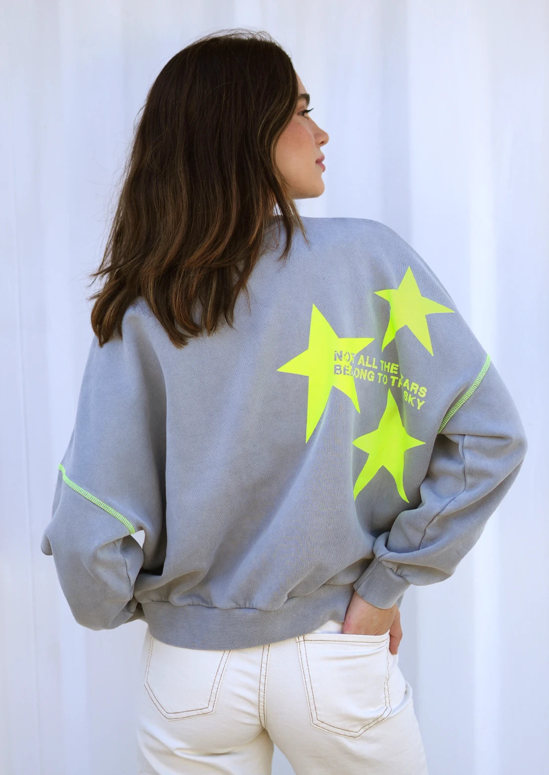 Sudadera color gris claro ideal para teens de To the Moon. Algodón 100%