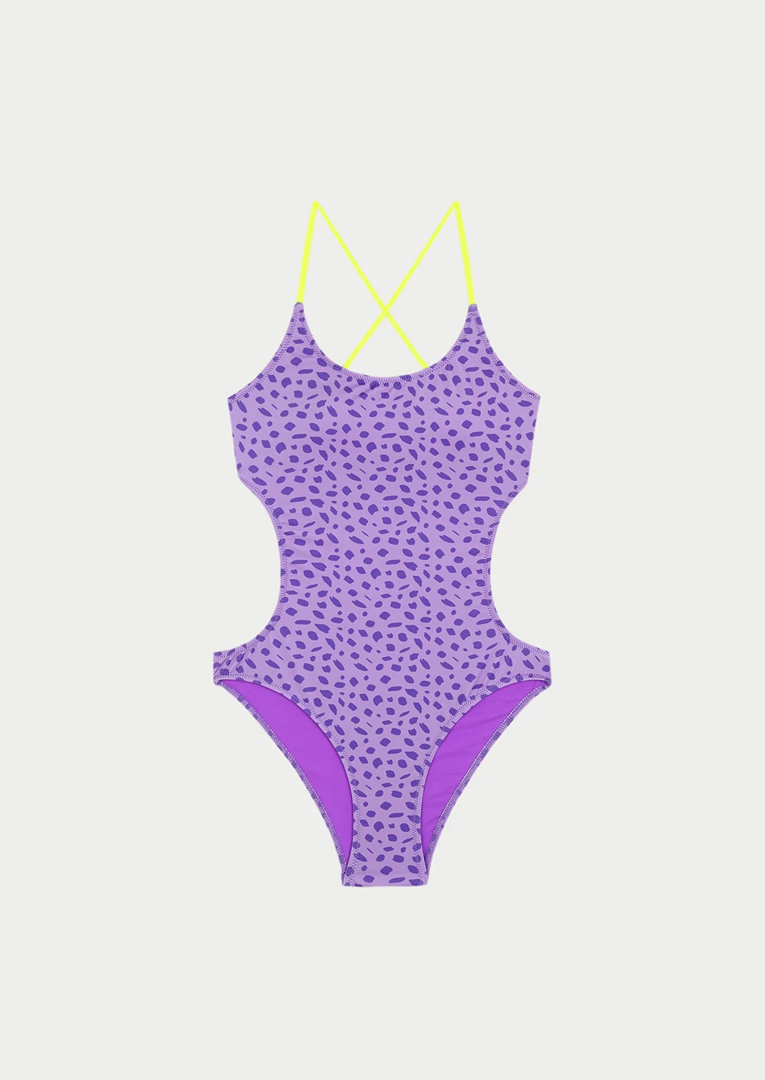 Trikini estampado animal print para teens de To the Moon modelo Teen Print Lila.