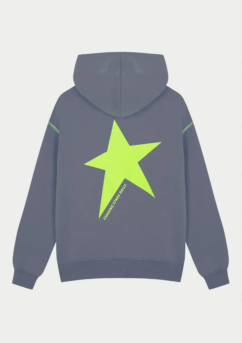 GRAY HOODIE: hood and kangaroo pocket by To the Moon