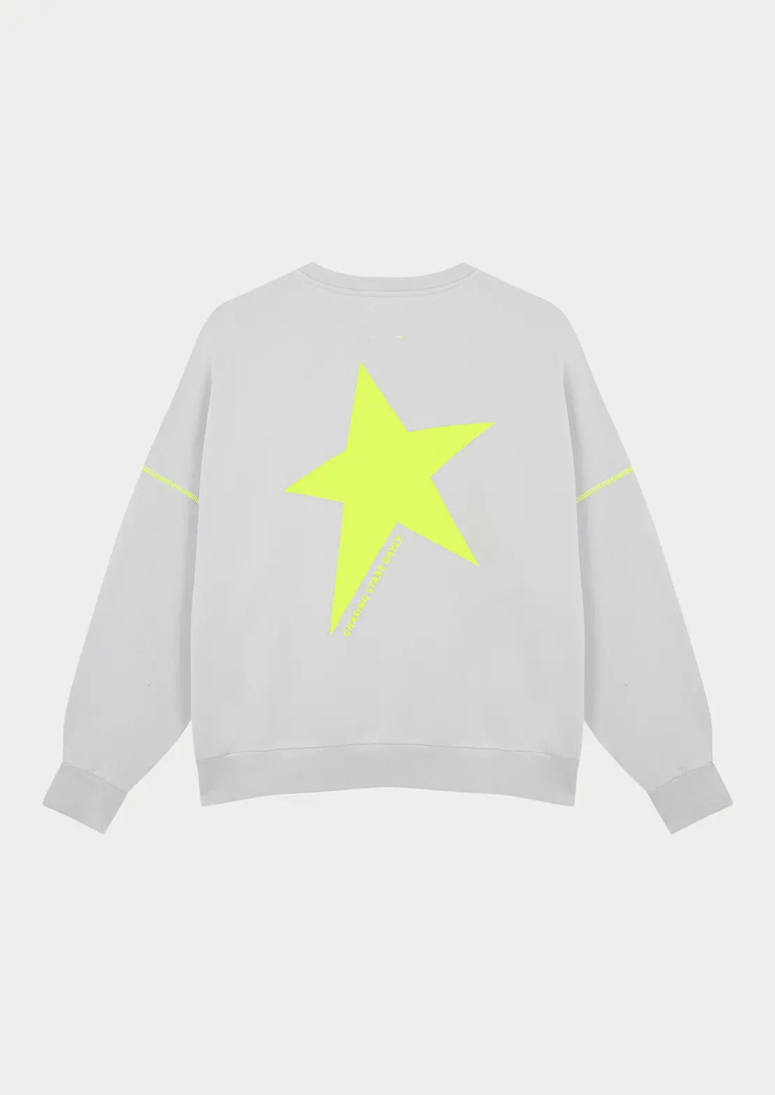 Sudadera color gris claro ideal para teens de To the Moon. Algodón 100% Sweat Star Ice Grey
